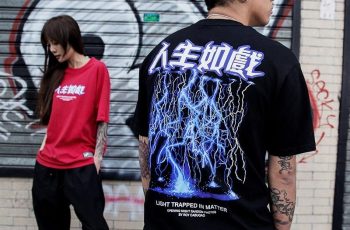 Où trouver des t-shirts avec une calligraphie japonaise ?