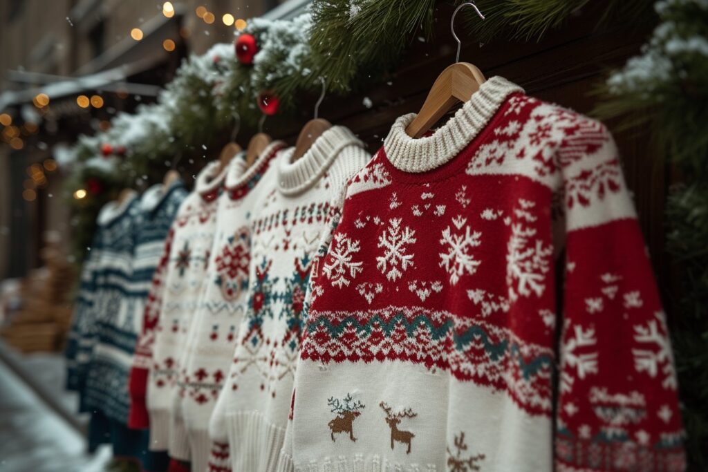 Explorez le pays des merveilles hivernales avec les derniers pulls de Noël