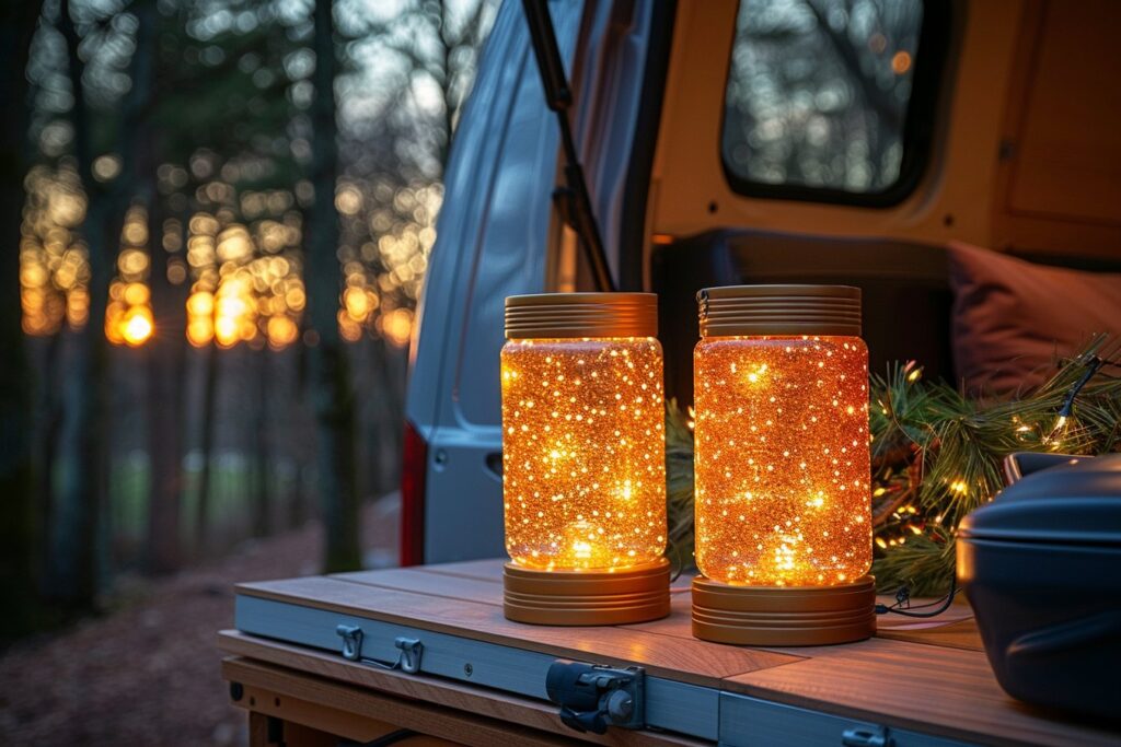 Éclairez votre camping-car avec style&nbsp;: découvrez les lampes à paillettes