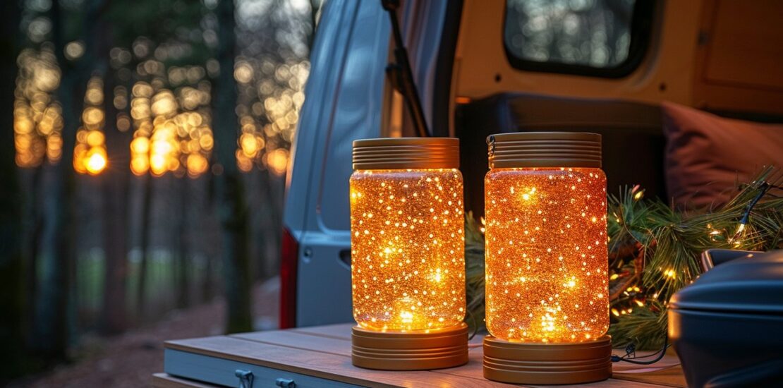 Éclairez votre camping-car avec style : découvrez les lampes à paillettes