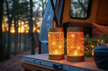 Éclairez votre camping-car avec style : découvrez les lampes à paillettes