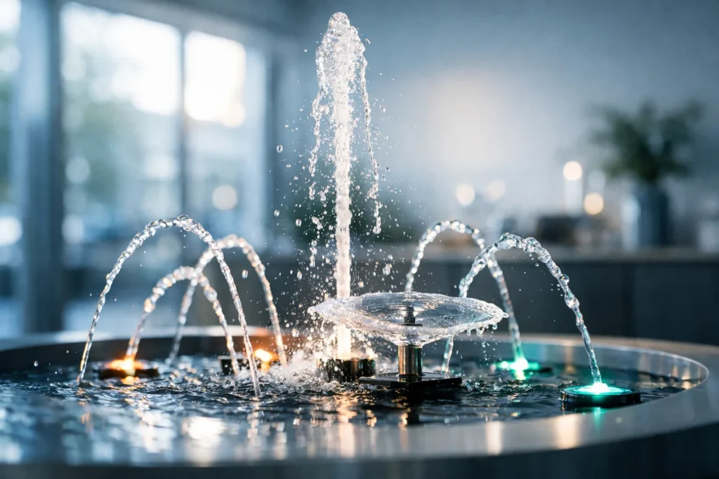 Fontaines et innovations technologiques : quand l&rsquo;eau danse