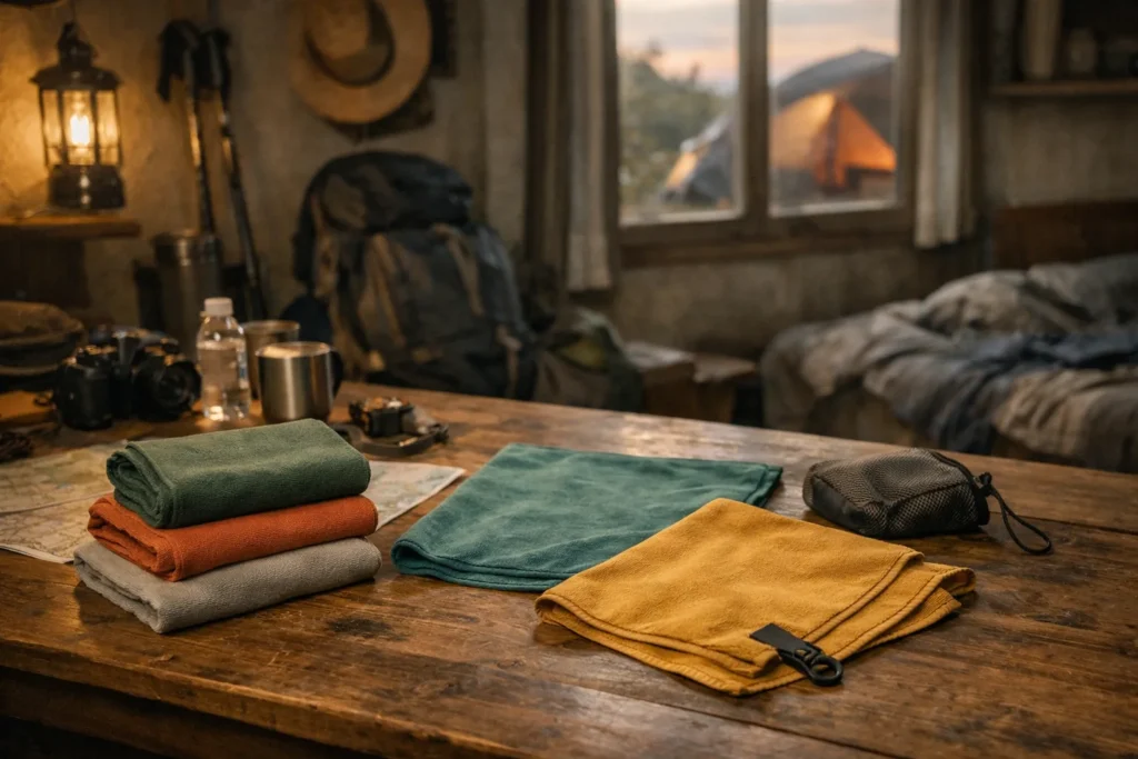 Comment choisir sa serviette microfibre de randonnée, de camping et de voyage?