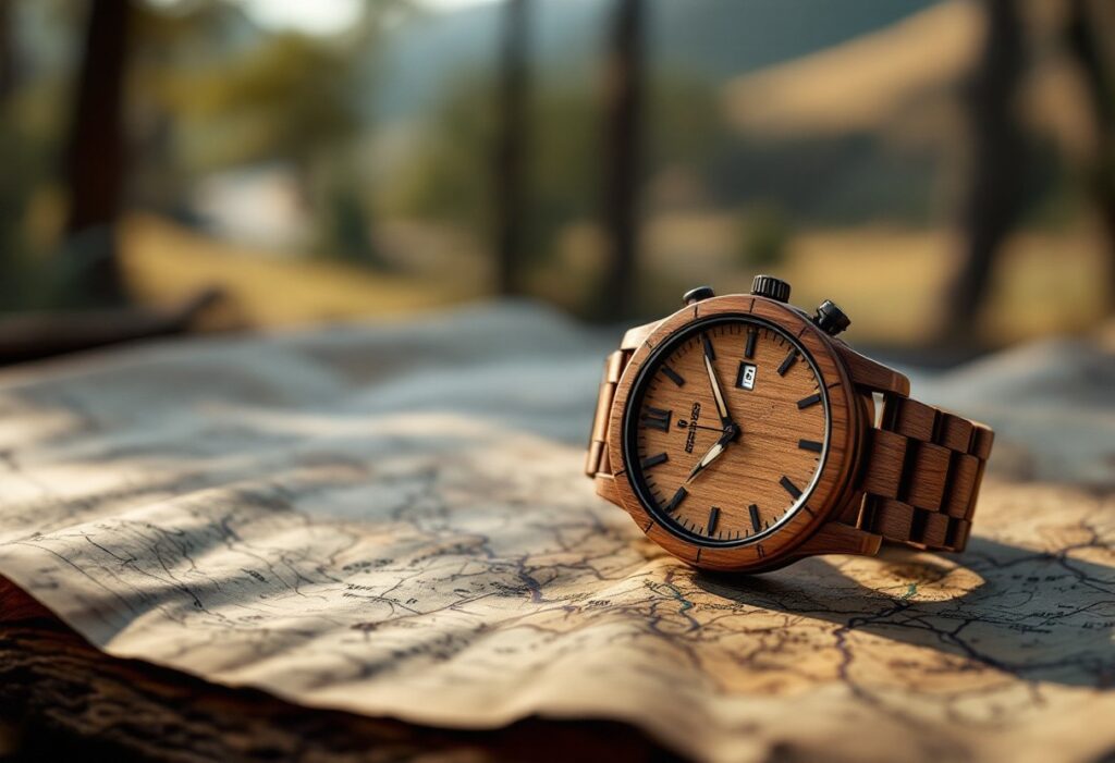 Road Trip et Élégance Naturelle : Comment une Montre en Bois Complète un Look d’Aventurier