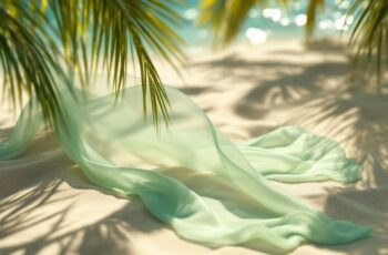 Sous les palmiers en soie : la robe vert d’eau, complice des escapades romantiques