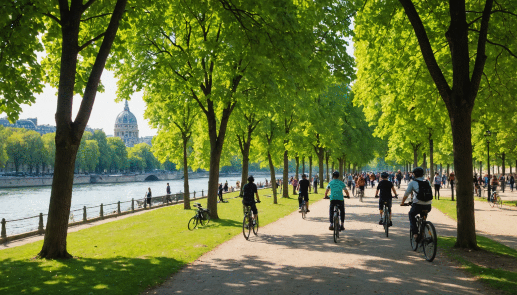 Escapades nature et aires de repos à découvrir dans Paris