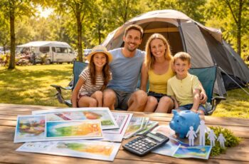 Financer vos vacances en camping avec des aides CAF et chèques vacances ANCV pour familles