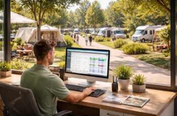 Logiciels de gestion pour campings avec CampingCare et Newbook pour réservations simplifiées