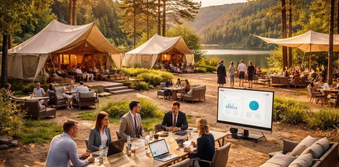 Organiser vos événements avec des solutions pour entreprises dans les campings professionnels