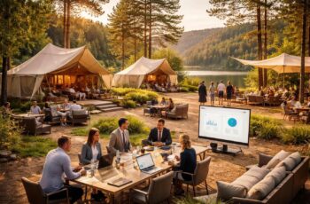 Organiser vos événements avec des solutions pour entreprises dans les campings professionnels