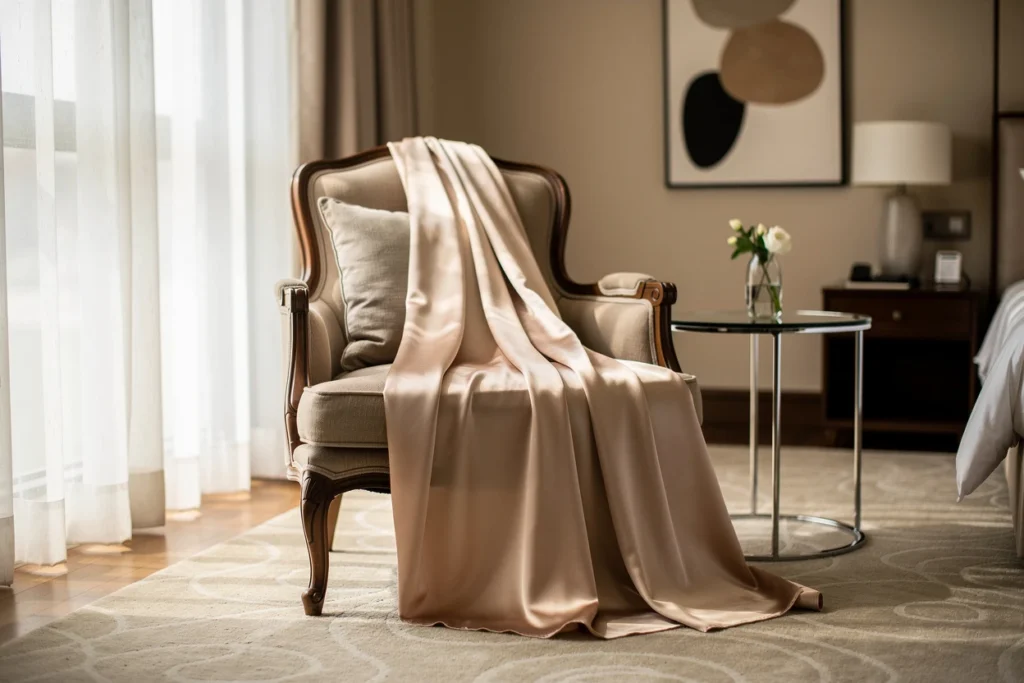 Destination luxe : comment adopter la robe en satin pour un séjour haut de gamme