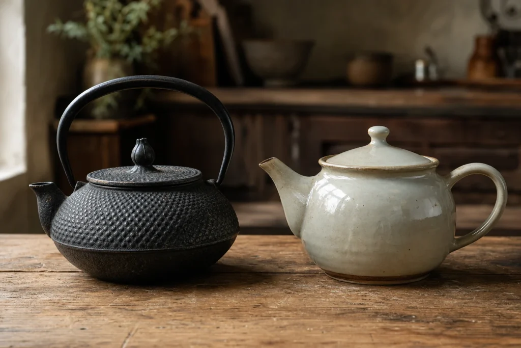 Théière en fonte ou en céramique : laquelle choisir selon ses besoins et son style de vie ?
