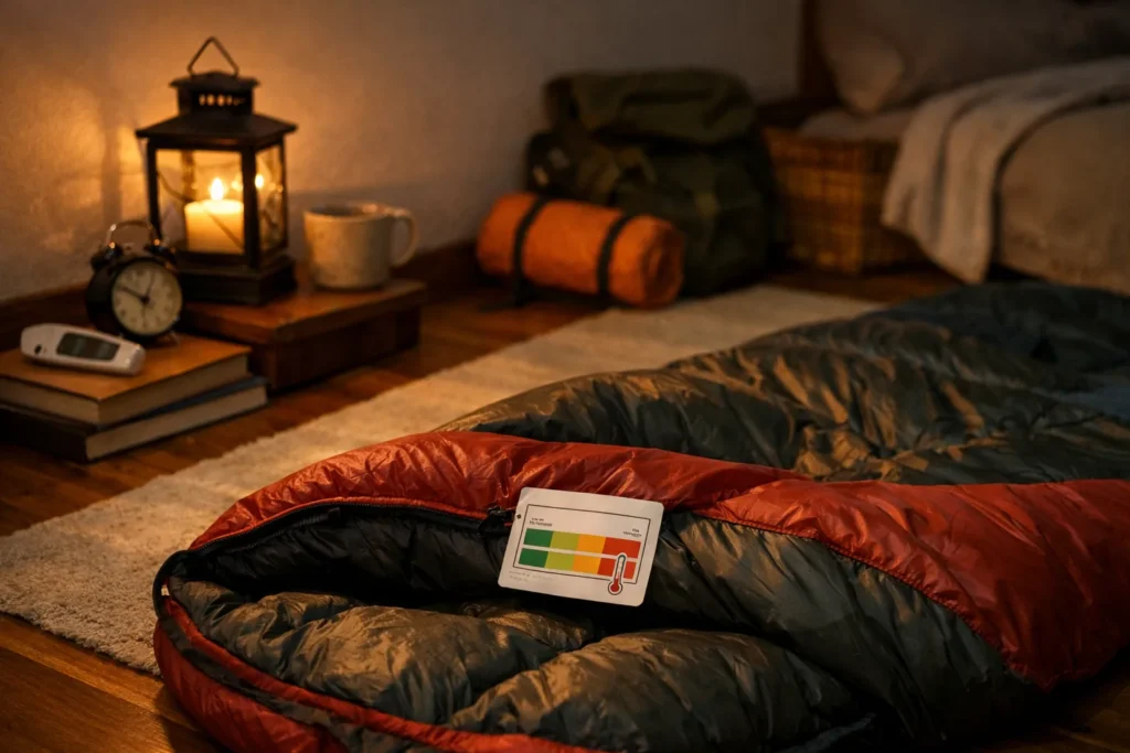 Température confort ou température limite : lire l’étiquette d’un duvet