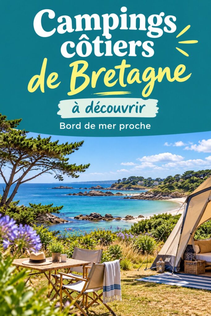 Camping en bord de mer en Bretagne, idéal pour des vacances en famille.