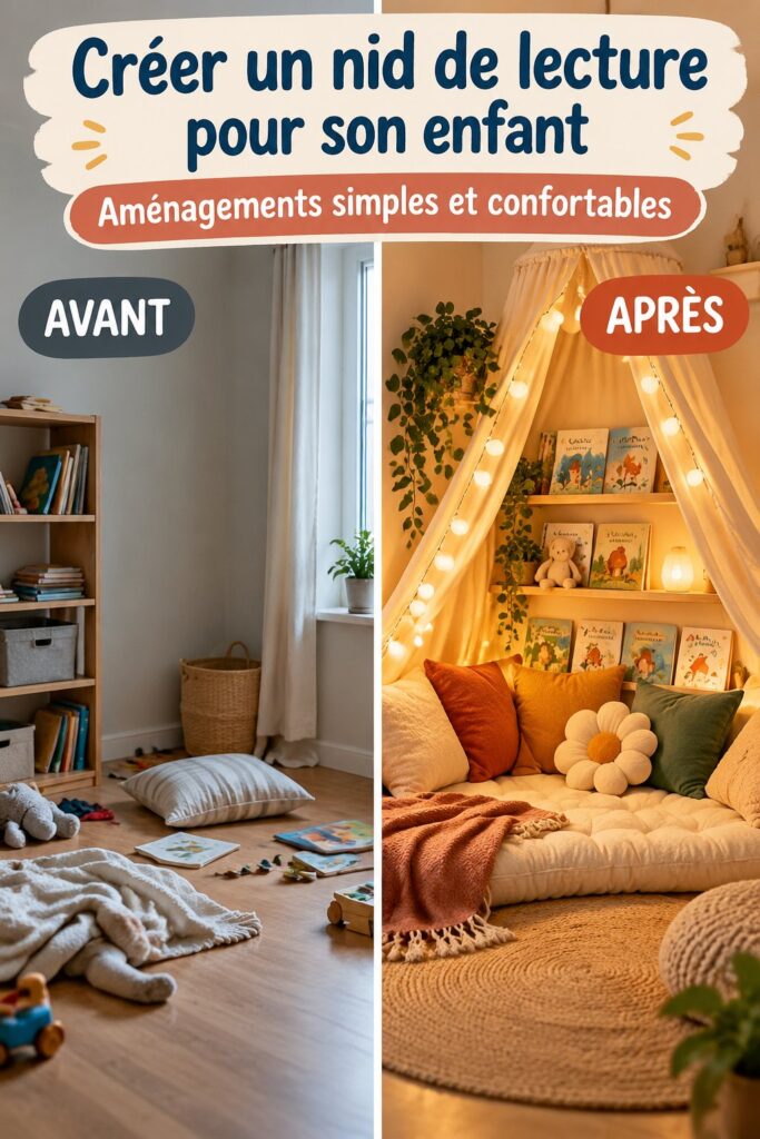 Créer un nid de lecture cosy pour votre enfant