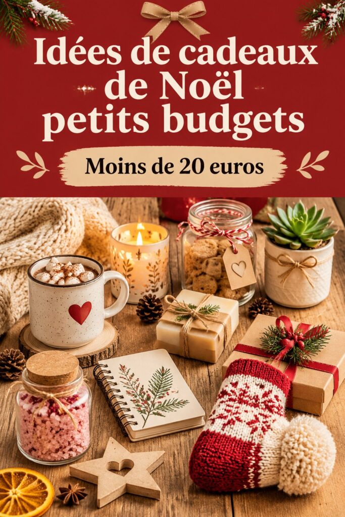 Idées de cadeaux de Noël pour petits budgets