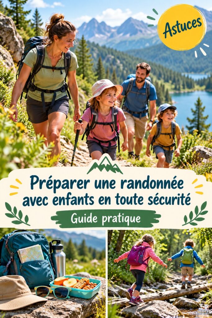 Préparer une randonnée en toute sécurité avec des enfants